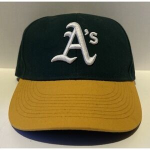 Oakland Athletics A's MLB Adjustable Cap by OC Sports - Green‎ & Yellow Youth